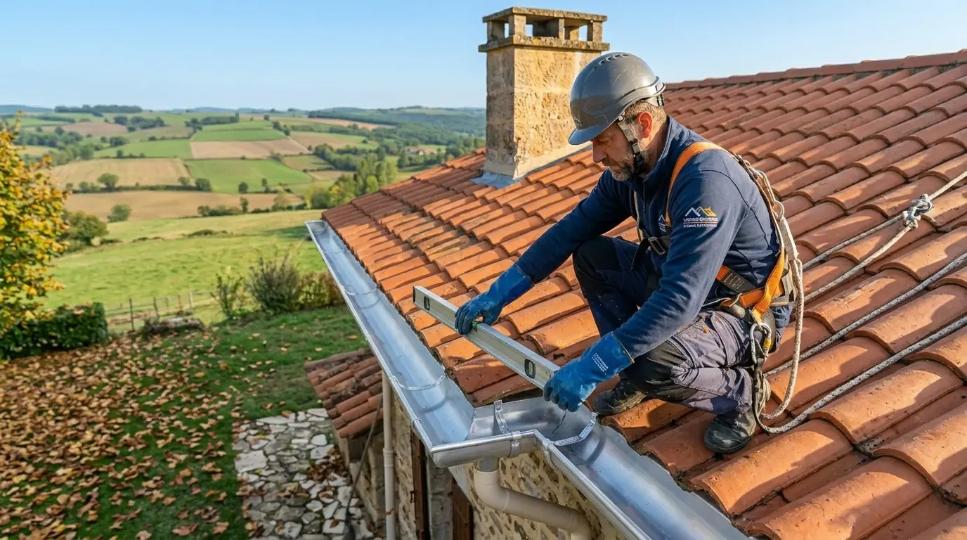 Intervention nettoyage gouttières